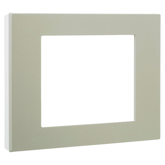 Hpm Vivo Coverplate Light Grey - 118mm x 85mm - Durable Square Design