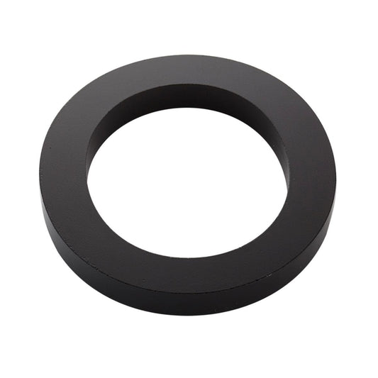 Sandleford 100mm Black Edge House Number 0 - Aluminium - Weather Resistant