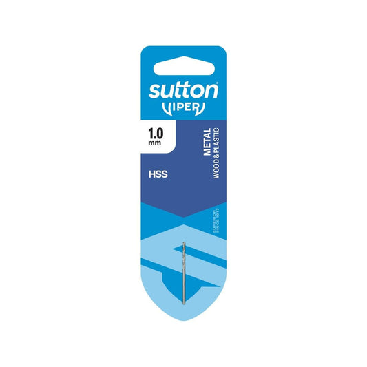 Sutton Tools 1mm HSS Metric Viper Drill Bit - High Speed Steel - Durable - Auzzistore