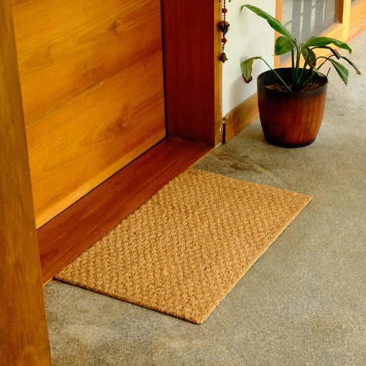 Coir Outdoor Mat - 45 x 75cm - Flat Weave - Non-Slip - Durable - Eco-Friendly – view 2