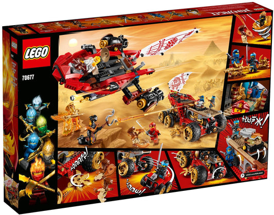 LEGO 70677 Land Bounty Ninja Truck - Mobile HQ with Flyer & Minifigures – view 2 - Auzzistore