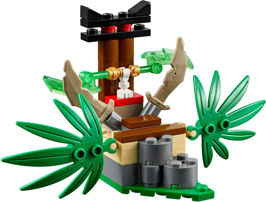 LEGO 70752 Jungle Trap: Kai vs. Krait Tournament of Elements Duel – view 2 - Auzzistore