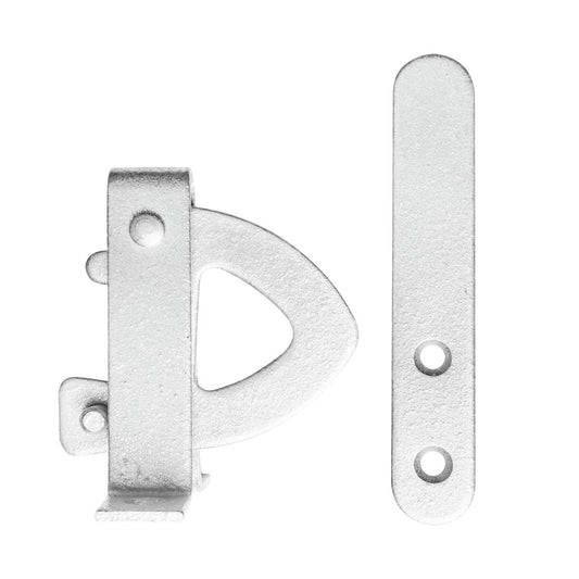 Pinnacle D Pattern Gate Latch - Galvanised Steel - 20.5mm - Secure Lock - Auzzistore