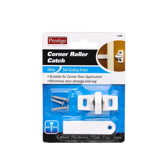 Prestige Corner Roller Catch - 23.7mm - Plastic - Self-Guiding - Auzzistore