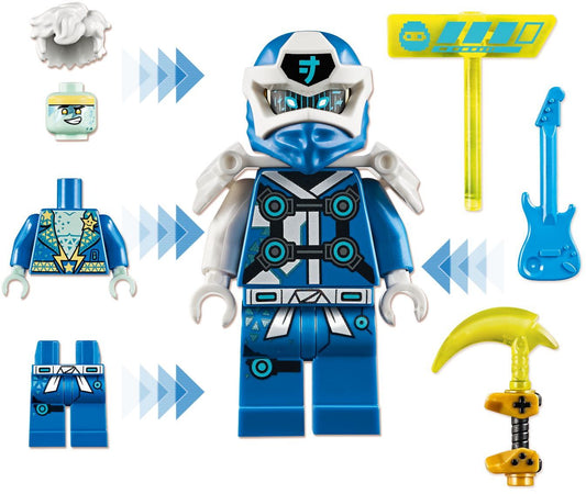 LEGO 71715 Jay Avatar Arcade Pod - NINJAGO Prime Empire Minifigures – view 2 - Auzzistore