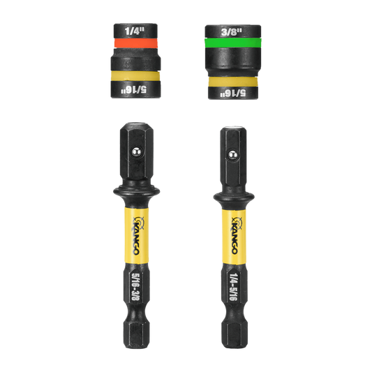 Kango Hypertorque Impact Magnetic Cleanable Nut Setter 2 Pack - ¼” to ⅜” - Durable – view 2 - Auzzistore