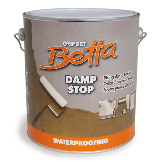 Gripset Betta Damp Stop 1L Waterproofing Primer Liquid 10sqm Coverage