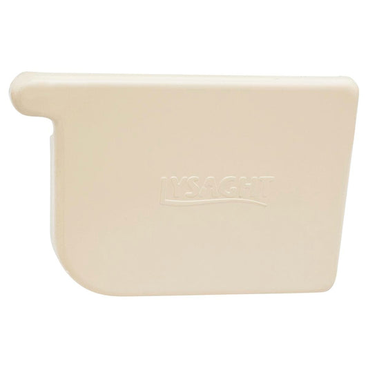 Colorbond 115mm Gutter Stop End Classic Cream - Right Hand - Steel - Durable - Auzzistore
