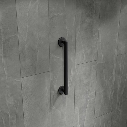 Evekare 450mm Matte Black Linear Grab Rail - Durable Support - 250kg Weight Rating – view 2