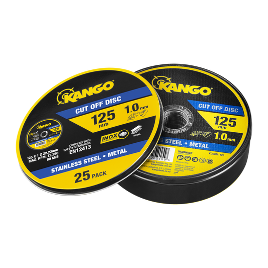 Kango Metal Cut Off Discs - Pack of 25 - 125mm - Inox-Free - Durable – view 2 - Auzzistore