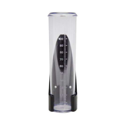 Nylex Rain Gauge - 120mm Plastic - Easy To Read - Accurate Measurement