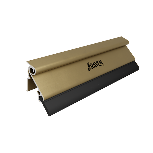 Raven RP3 Door Bottom Gold 920mm Anodised Aluminium Automatic Seal - Auzzistore