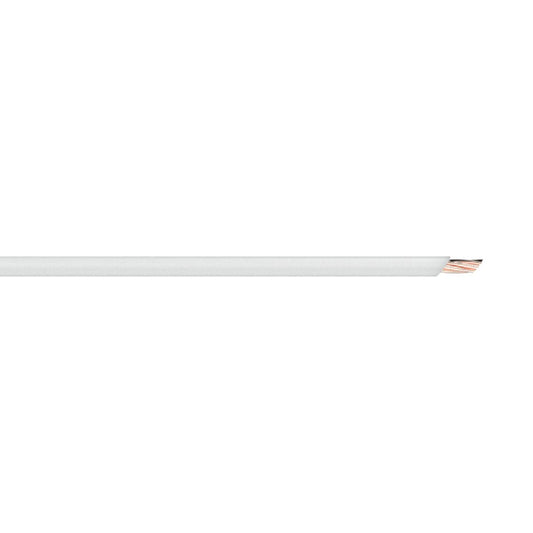 Deta 5m 6mm Single Insulated Cable - White - Durable Electrical Connection - Auzzistore