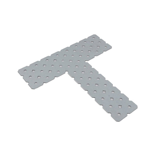 Carinya T Shape Make A Bracket 200x200x60x50mm Galvanised Steel Customisable - Auzzistore