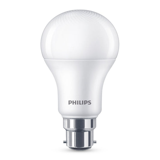 Philips A60 B22 LED Globe 10W 1150lm Cool Daylight 2 Pack 61mm x 109mm – view 2