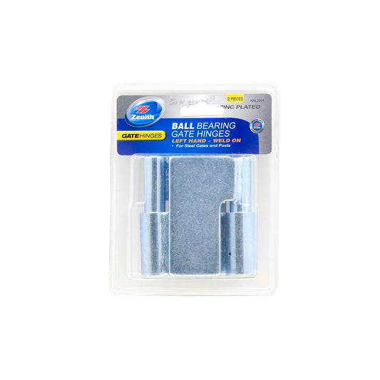Zenith Ball Bearing Gate Hinge 2 Pack - Zinc Plated - Steel - Durable