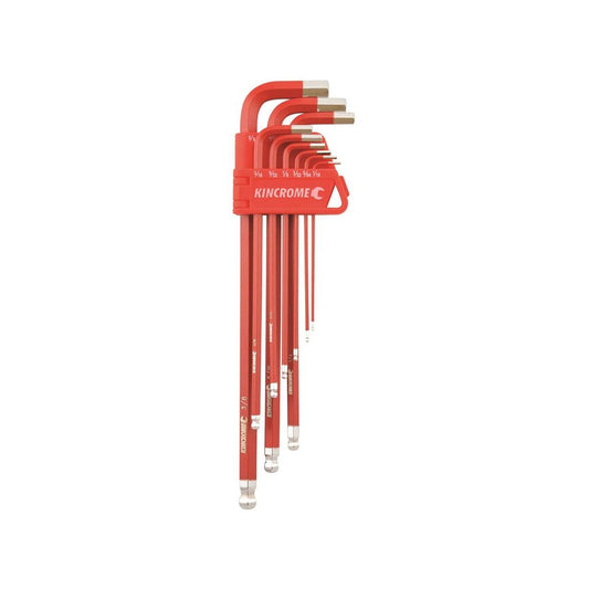 Kincrome 9 Piece Hex Key Set - Imperial - Chrome Vanadium - Durable