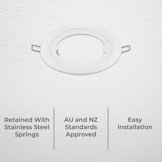 Deta Downlight Conversion Plate - 90mm Metal - Easy Installation Benefit – view 2 - Auzzistore