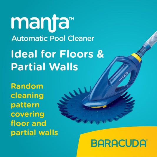 Baracuda Manta Automatic Pool Cleaner - 10m x 5m - Diaphragm - Quiet – view 2