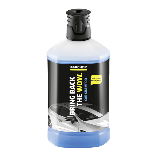 Karcher 1L Car and Bike Shampoo - Detergent - Easy To Use - Protects Surfaces