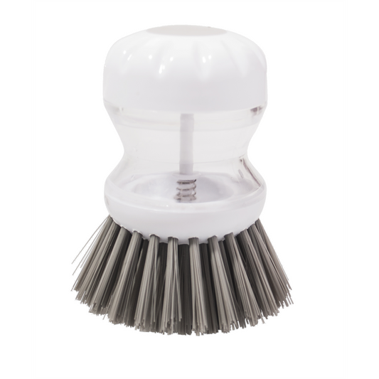 Morgan Palm Dish Brush - Durable PP - Easy Soap Dispensing - 70mm