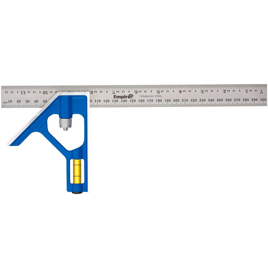 Empire Combination Square - 300mm - Stainless Steel - BLADE-LOCK™ – view 2 - Auzzistore
