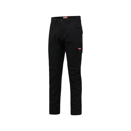 Hard Yakka 3056 Stretch Canvas Cargo Pants Size 87R - Black - Durable Comfort – view 2