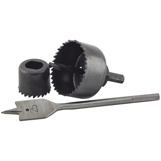 Ikonic Door Lock Install Kit - 54mm/32mm - Steel - Interior Use - Auzzistore