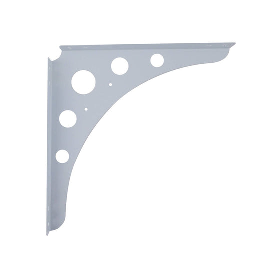 Carinya Euro Bracket 300mm x 300mm White Steel 100kg Load Capacity – view 2 - Auzzistore