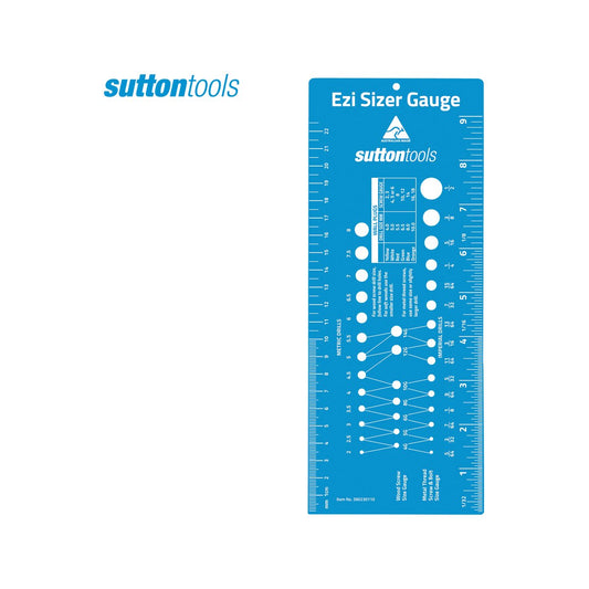 Sutton Tools Ezi Sizer Gauge - Measuring Tool for Wood & Metal - 100mm x 330mm – view 2 - Auzzistore