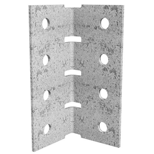 Dunnings Angle Bracket - 60 x 60 x 140mm - Galvanised Steel - M10 Holes - Auzzistore