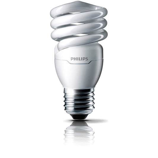 Philips Spiral CFL Globe 15W 950lm 2700K Warm White E27 57mm x 149mm – view 2 - Auzzistore