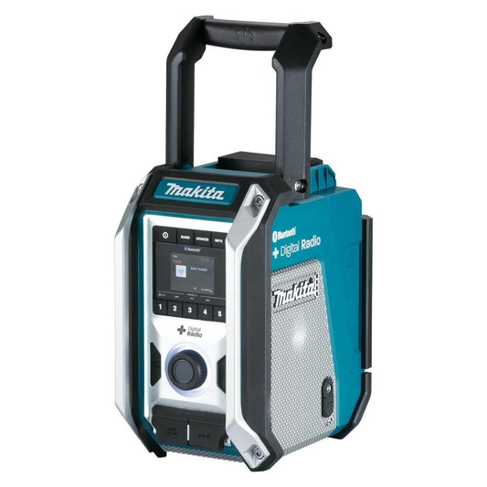 Makita 18V Digital Radio - DMR115 - Compact - Bluetooth - IP65 Rated - 4.8kg