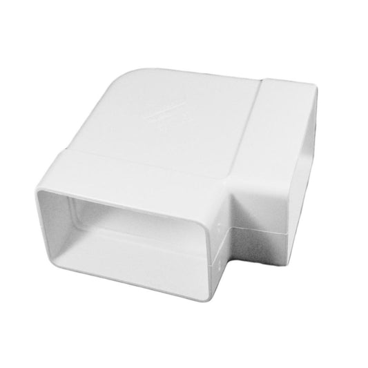 Icon Plastics 95 Degree Reverse Face Elbow 100 x 65mm PVC Durable - Auzzistore