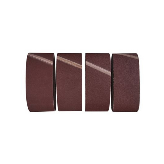 Irwin Sanding Belts 4 Pack - 100 x 533mm - 40 60 80 120 Grit - Wood & Metal - Auzzistore