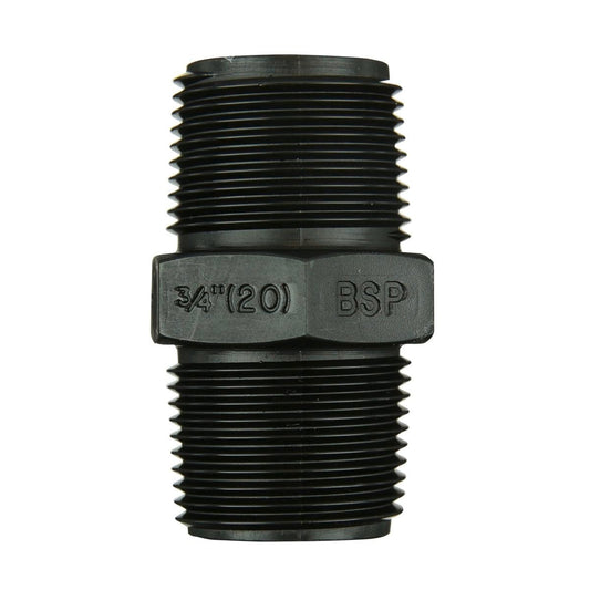 Philmac 1 1/4 Bsp Thread Pipe Nipple - 46mm Polypropylene - Durable - Auzzistore