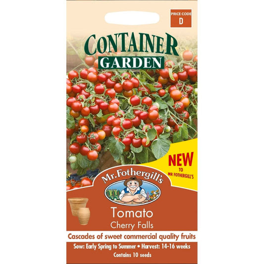 Mr Fothergill's Tomato Cherry Falls - 80 Fruits - Cascading Habit - Sweet - Auzzistore