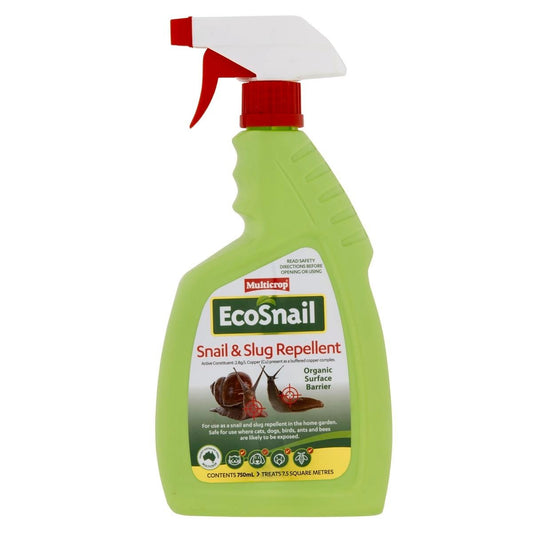 Multicrop Ecosnail and Slug Repellent - 750ml - Organic - Safe for Pets - Auzzistore