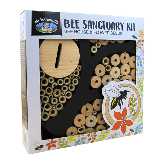 Mr Fothergill S Bee Insect Sanctuary Kit - Wooden House & Flower Seeds - 1.2kg – view 2 - Auzzistore
