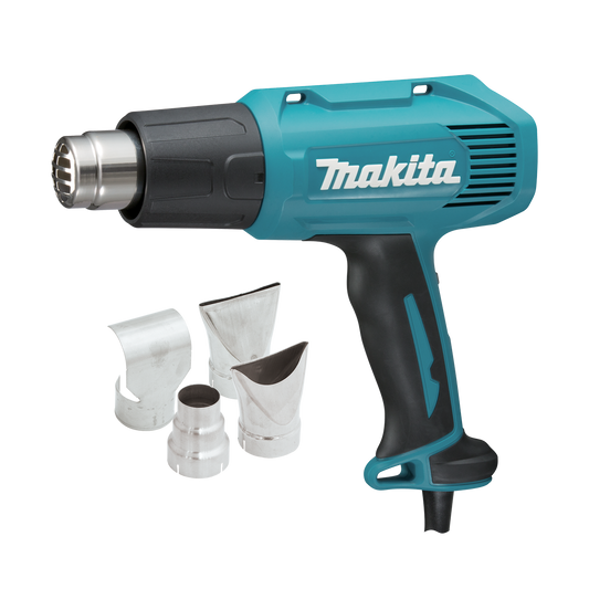 Makita Heat Gun Kit - 1800W - Plastic/Metal - 600°C Max Temperature - Auzzistore