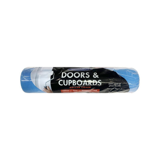 Monarch Seamless Foam Blue Roller Cover 230mm Ideal For Gloss Paints - Auzzistore