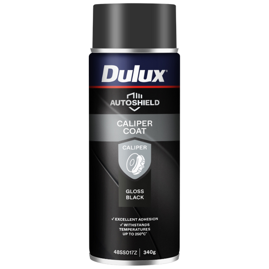 Dulux Autoshield Spray Paint - Black Caliper - 340g - 0.34L - Heat Resistant - Auzzistore