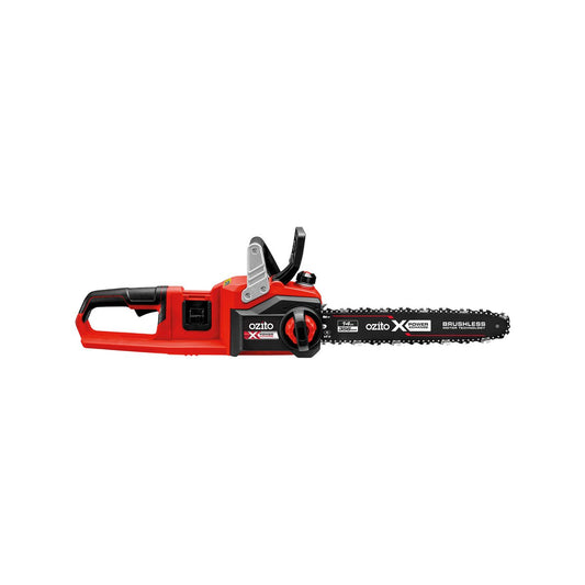 Ozito Brushless Chainsaw - 356mm - Metal - Tool Free Chain Tension – view 2