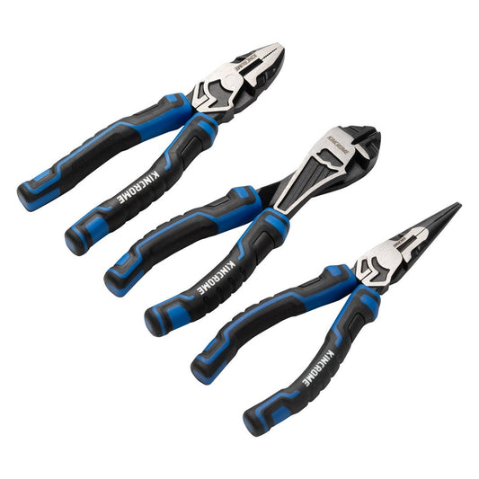 Kincrome 175mm 3 Piece Plier Set - Chrome Vanadium Steel - Durable Gripping – view 2