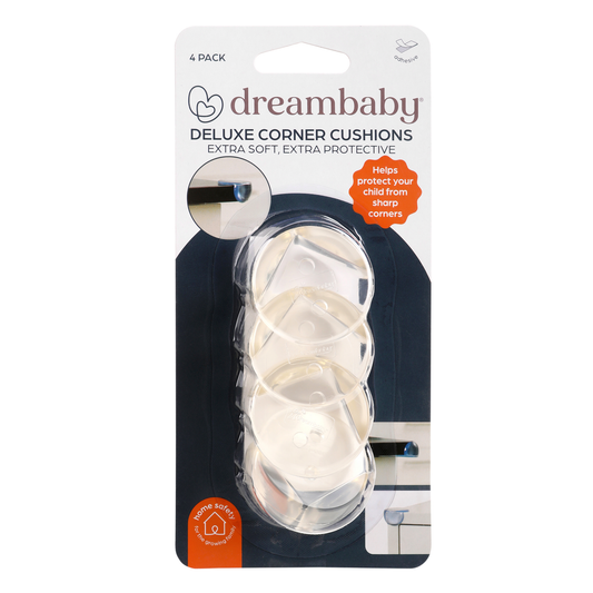 Dreambaby Child Safety Corner Cushions - 4 Pack - PVC - Clear - Safe