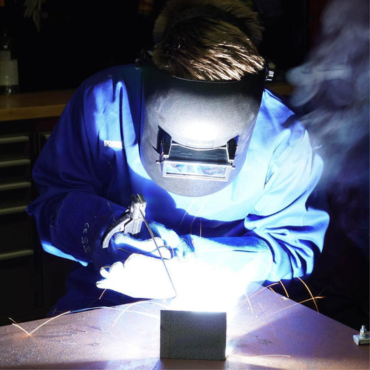 Bossweld Shade 11 Lift Front Welding Helmet - 108x51mm - Black - Lightweight – view 2 - Auzzistore