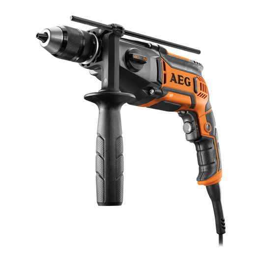 AEG 850W Percussion Drill - 13mm Keyless Chuck - Durable - High Torque - Auzzistore