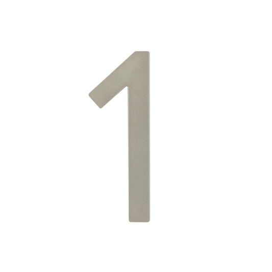 Sandleford Stainless Steel Lorne Numeral 1 - 100mm - Silver - Durable - Auzzistore