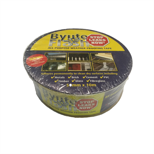 Cagroup Weatherproof Flashing Tape - 50mm x 10m - Aluminium - Versatile Use - Auzzistore