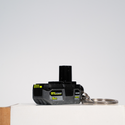 Ryobi Mini S Battery Keyring - 21mm x 41mm x 27mm - 100% Recycled Plastic – view 2